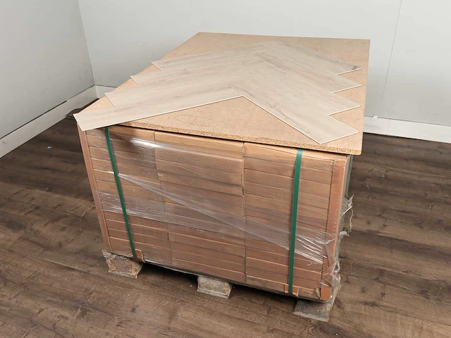 97 m2 pvc spc click visgraat met xps onderlaag - 610 x 150 x 5 mm - afbeelding 4 van  4