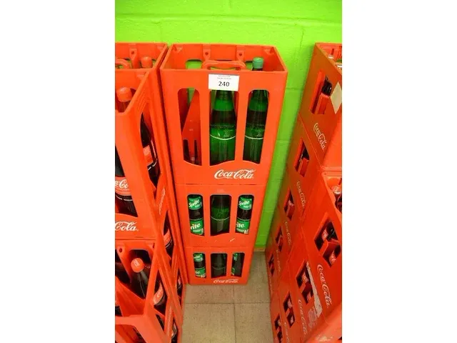 99 fl. coca cola zero 20cl, 208 fl. coca cola 20cl, 4x6 blikjes schweppes agrum 33cl, 4x6 blikjes schweppes tonic 33cl, 2 blikjes lipton green 10cl, 2 blikjes lipton ice tea 10cl, 6 blikjes lipton zero 10cl - afbeelding 6 van  7