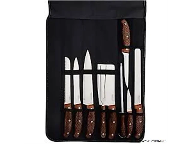 9delige set koksmessen in etui - afbeelding 1 van  4