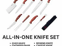 9delige set koksmessen in etui - afbeelding 3 van  4
