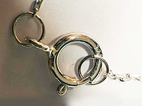 9kt geelgoud diamantgeslepen 3-delige kettingset - afbeelding 4 van  8