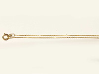 9kt geelgouden diamant gesneden ketting - afbeelding 1 van  8