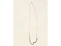 9kt geelgouden diamant gesneden ketting - afbeelding 7 van  8