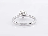 9kt white gold ring with 1cts lab grown diamond( size -eu-54) - afbeelding 4 van  7