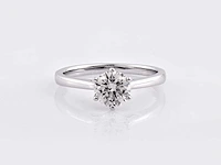 9kt white gold ring with 1cts lab grown diamond( size -eu-54) - afbeelding 2 van  7