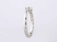 9kt white gold ring with natural diamond - afbeelding 4 van  7