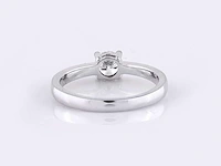 9kt white gold ring with natural diamond - afbeelding 5 van  7
