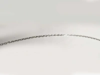 9kt witgouden diamanten geslepen ketting - afbeelding 3 van  12