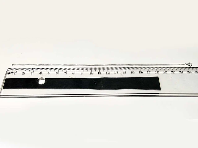 9kt witgouden diamanten geslepen ketting - afbeelding 8 van  12
