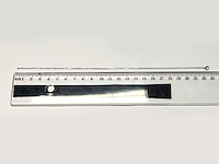 9kt witgouden diamanten geslepen ketting - afbeelding 4 van  12