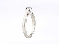 9kt witgouden ring met natuurlijke diamant - afbeelding 2 van  5