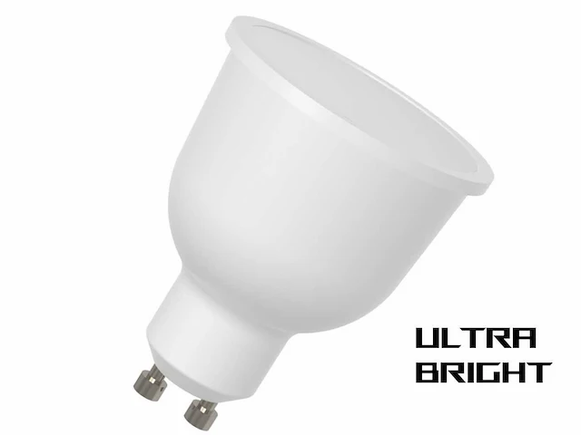 9w gu10 led spot 3000k (100x) - afbeelding 1 van  3