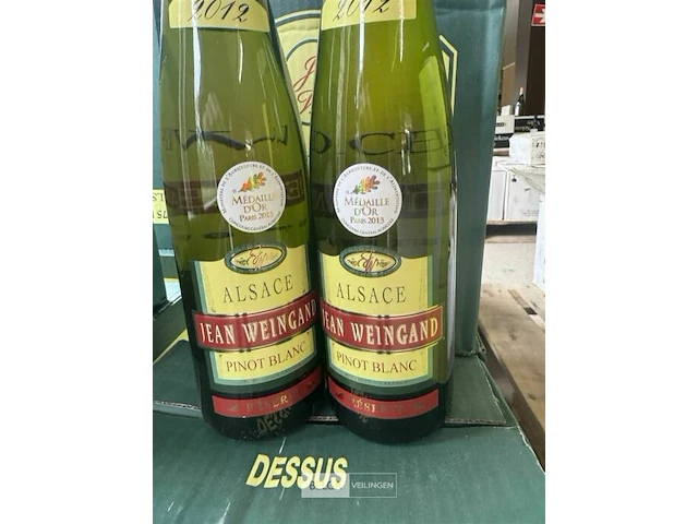 9x 1 doos alsace jean weingand pinot blanc 2012 - afbeelding 3 van  3