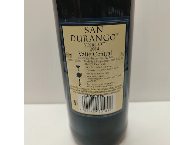 9x 75cl san durango chile - afbeelding 2 van  4