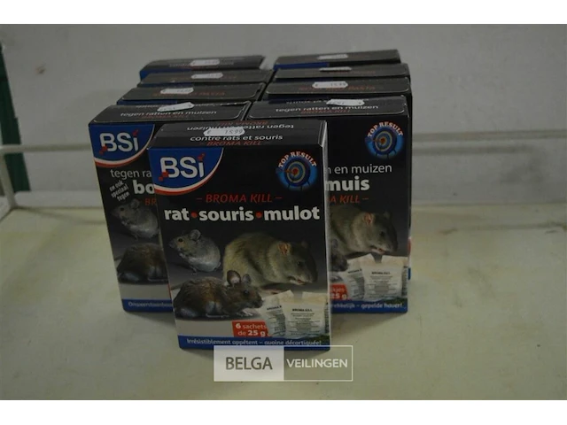 9x bsi rattenvergif zakjes - afbeelding 1 van  3