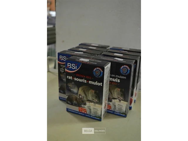 9x bsi rattenvergif zakjes - afbeelding 3 van  3