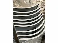 9x design stoel gaber - grijs - afbeelding 8 van  9