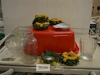 9x div deco in bakje - afbeelding 1 van  1