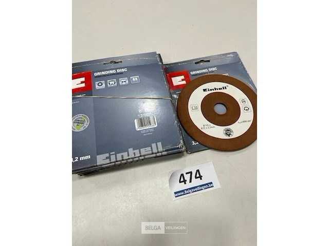 9x einell slijpschijf/kettingslijper 3,2mm - afbeelding 1 van  3