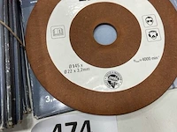 9x einell slijpschijf/kettingslijper 3,2mm - afbeelding 3 van  3