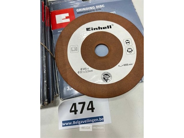 9x einell slijpschijf/kettingslijper 3,2mm - afbeelding 3 van  3