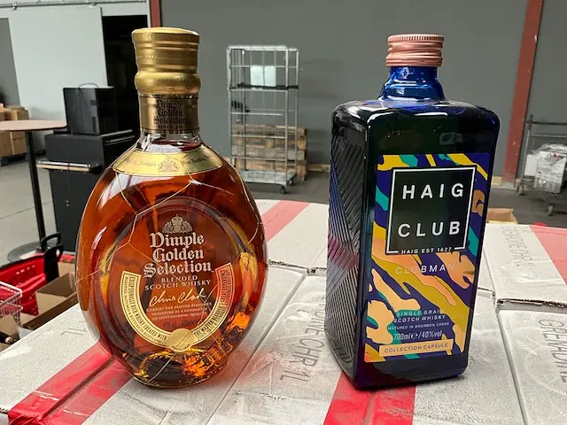 9x haig club clubman, dimple golden selection - afbeelding 1 van  4