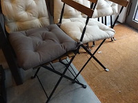 9x inklapbare terrastafel eurochair + 16x tuinstoel + parasol - afbeelding 3 van  15