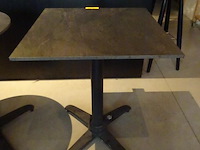 9x inklapbare terrastafel eurochair + 16x tuinstoel + parasol - afbeelding 8 van  15