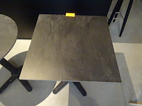 9x inklapbare terrastafel eurochair + 16x tuinstoel + parasol - afbeelding 9 van  15