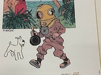 9x lithographie hergé-moulinart 2003: samengesteld lot 3-11 - afbeelding 2 van  5