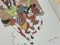 9x lithographie hergé-moulinart 2003: samengesteld lot 3-11 - afbeelding 4 van  5