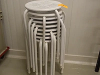 9x metalen kruk - afbeelding 1 van  2