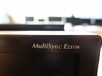 9x monitor nec mulitsync: 6x 22" e222w + 3x 23" e231w - afbeelding 4 van  5