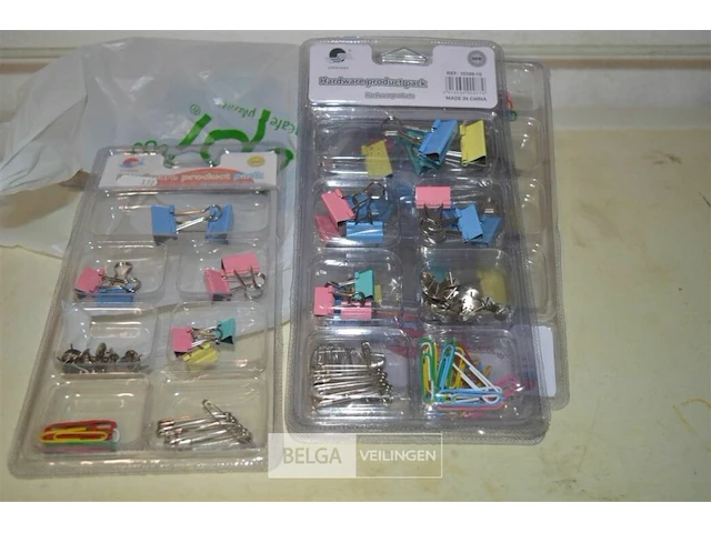 9x paperclips setjes - afbeelding 1 van  3