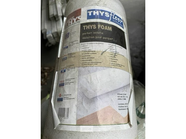 9x rollen parket isolatie - afbeelding 1 van  3