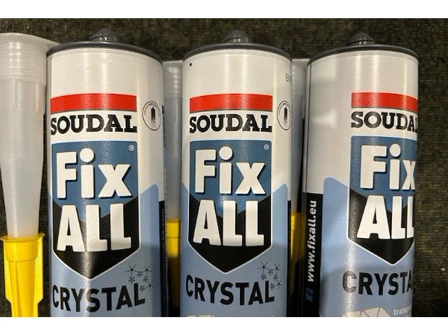 9x soudal fix all crystal - afbeelding 2 van  4