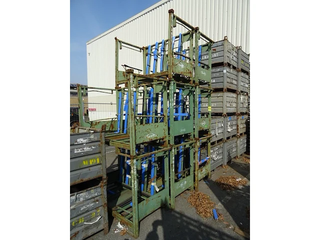 9x stapelbare metalen glasbok - afbeelding 1 van  3