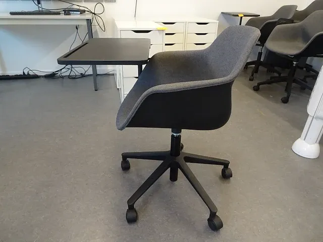 9x verrijdbare vergaderstoelen four design - afbeelding 3 van  4