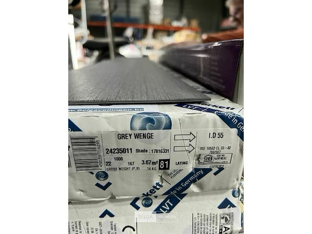 9x vinyl tarkett grey-wenge - afbeelding 4 van  4