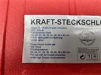 9x werkstatt germany - chroom molybdeen - krachtdoppenset 8 delig 3/4" - afbeelding 8 van  8