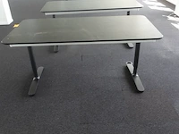 9x zwarte bureau-tafels - afbeelding 2 van  4