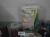 9x100 stiften, ±25 potloden, pennenhouder - afbeelding 1 van  2