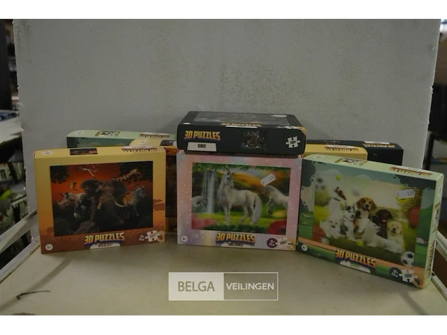 9x3d puzzels 31x23cm - afbeelding 1 van  1