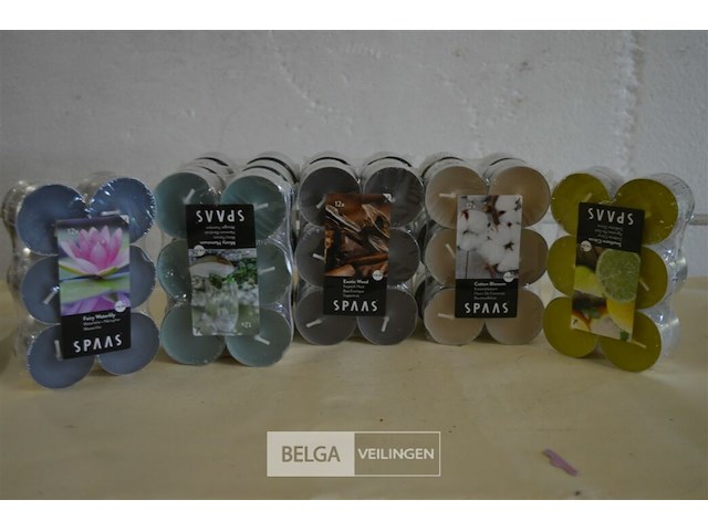 9x6st. div soorten geurkaarsen - afbeelding 1 van  6