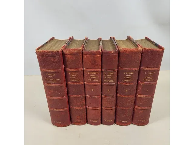 A. daudet ouvres complètes boek 1 tot 6 - afbeelding 2 van  6