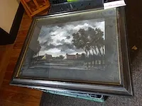 A. dujardin, wolken boven zulte - afbeelding 1 van  3