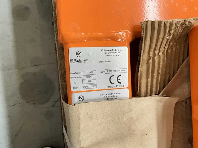 Aanbouwdelen sneeuwschuiver fk machinery nieuw en ongebruikt - afbeelding 7 van  7
