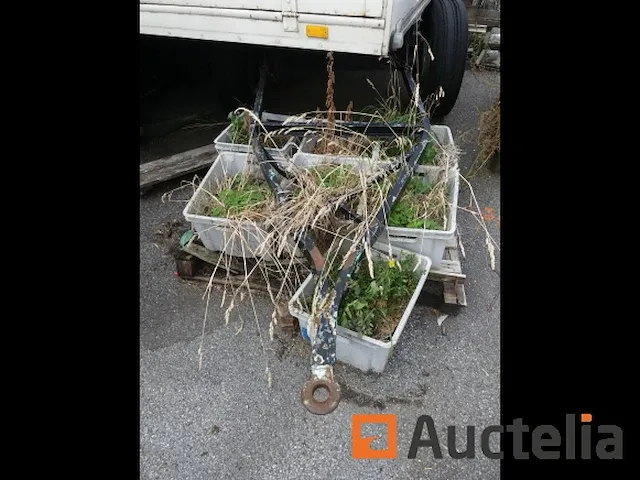 Aanhanger dolly de kermesse "tir aux pipes" (te herstellen) - afbeelding 6 van  14