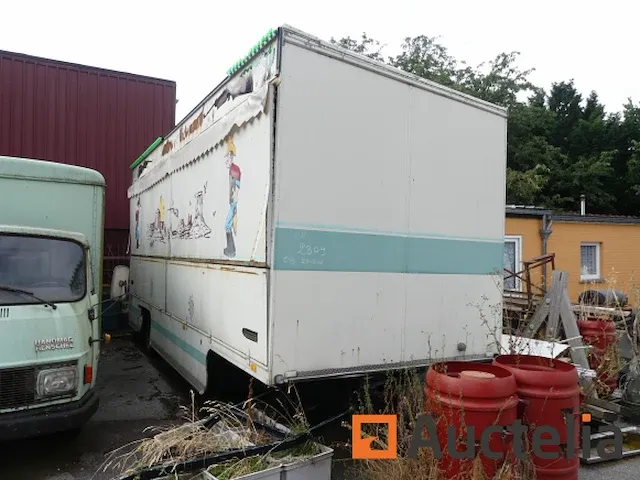 Aanhanger dolly de kermesse "tir aux pipes" (te herstellen) - afbeelding 13 van  14