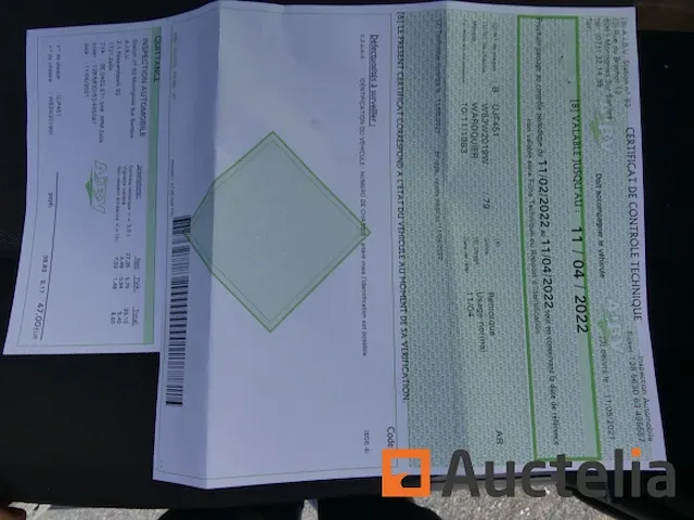 Aanhanger dubbele dekzeilas waroquier tpv22r - afbeelding 2 van  20